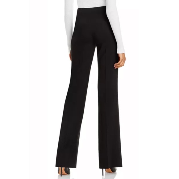 🌻Theory "Admiral Crepe" substantia Black Flare Pants Size 4 - Picture 9 of 12